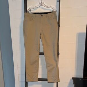 Calvin Klein Men's Khaki Stretch Chino Pants
